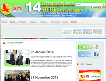 Tablet Screenshot of gmi-groupe.com